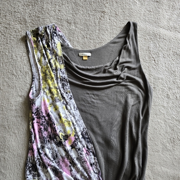 Anthropologie Leifsdottir Crushed Chroma Asymmetrical tank dress size medium - Picture 6 of 16